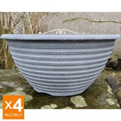 Striation Bowl Planter