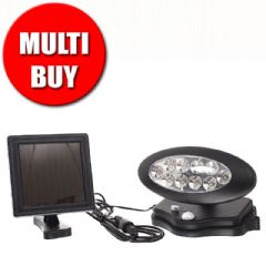Smart Garden Solar Wall Spot Security Light - With Motion Detector - 2 Pack