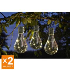 Smart Garden Solar Eureka Bulb Light - 12 Pack
