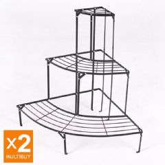 Ellister Quarter Round Etagere - x2 Multi-Buy