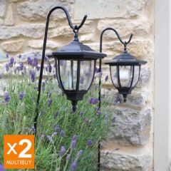 Smart Garden Solar Coach Lantern - 4 Pack