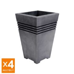 Strata Milano Tall Garden Planter - x4 Multi Buy