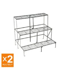 Ellister 3 Tier Steel Etagere - x2 Multi-Buy