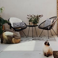 Greenfingers Lima Rattan 2 Seater Bistro Set
