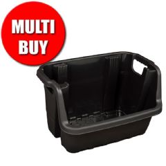 Strata Heavy Duty Stacking Crate x 2 Multi Buy