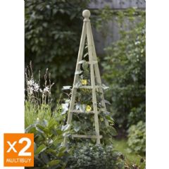Smart Garden Woodland Garden Obelisk - Sage - x2 Multi-Buy