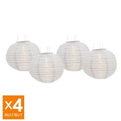 Ellister Solar Chinese Lanterns - 4 Pack