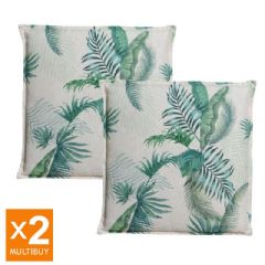 Ellister Palm Leaf Cushions - 42cm - 2 Pack