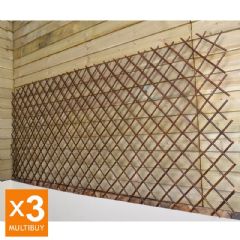 Greenfingers Expanding Willow Trellis - 3 x 1.8m Multi-Buy