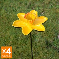 Gardman Marie Curie Daffodil Wild Bird Feeder - x4 Multi-Buy
