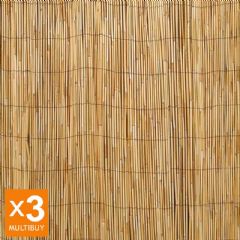 Terra Natural Reed Screening Roll - Height 2m x Length 14.4m - 3x4.8m Multi Buy