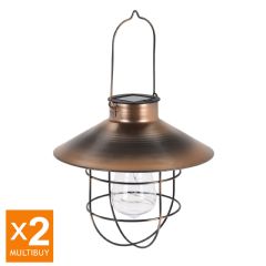 Ellister LED Solar Bulb Lantern - 2 Pack