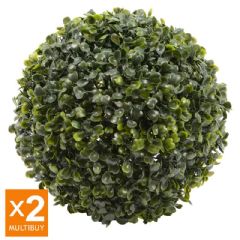 Ellister Boxwood Topiary Ball 26cm - Pack of 2