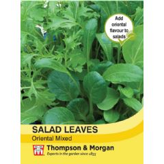 Thompson and Morgan Oriental Mixed Salad Leaves - 500 seeds