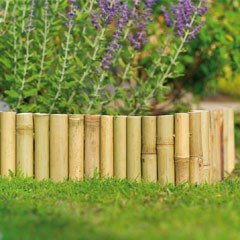 1m Gardman Bamboo Edging - H15cm