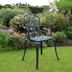 Ellister Stamford Armchair - Dark Green
