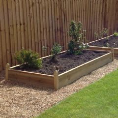 Terra Fir Rectangular Raised Bed - W200cm x D100cm