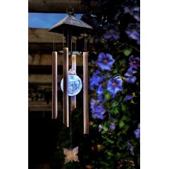 Cole and Bright Solar Butterfly Wind Chime Light