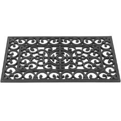 Gardman Rubber Cast Iron Design Doormat - 75 x 45cm