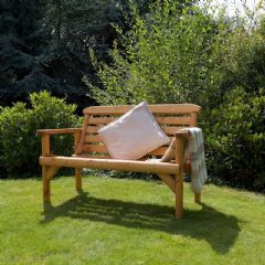 Woodshaw Thornton Rustic 2 Seater Bench