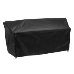 Bosmere Storm Black Companion Seat Cover - 184cm Width