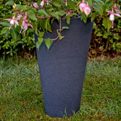 Greenfingers Clay-Look Resin Round Flowerpot