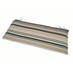 Ellister 3 Seater Bench Cushion - Green Stripe