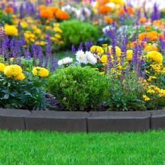 Stomp Edge Rubber Lawn Edging - H11cm