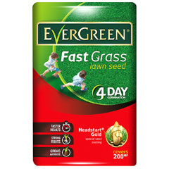 Evergreen Fast Grass Lawn Seed - 6kg