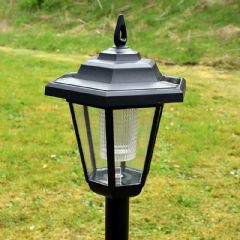 Greenfingers Solar Verdigris Lamp Post