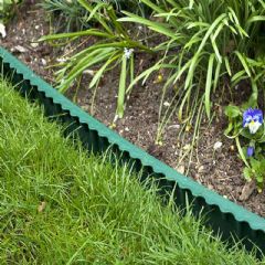 Easy Install Lawn Plastic Lawn Edging - H13cm