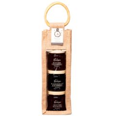 Mrs Bridges Preserve Selection Triple Jars in Jute Bag