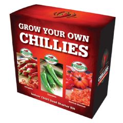 Greenfingers Grow Your Own Chilli Kit - Jalapeno, Cayenne, Scotch Bonnet
