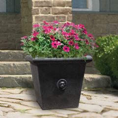 Tierra Verde Piazza Square Slate Planter