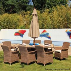Cozy Bay Panama 8 Seater Dining Set - 4 Seasons
