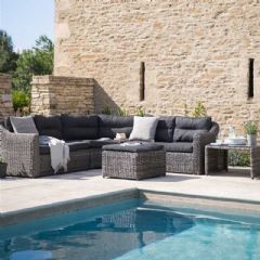 Garden Trading Lodsworth 6 Seater Lounge Set - Dark Grey