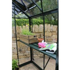 Eden Birdlip Integral Greenhouse Staging - Green