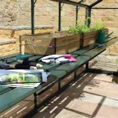 Eden Integral Greenhouse Staging - Green