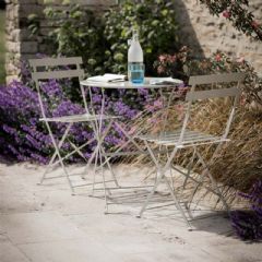 Garden Trading Rive Droite 2 Seater Bistro Set - Clay