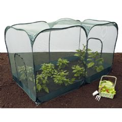 GardenSkill Double Pop Up Crop Cage With Doors - 200x100x135cm