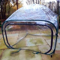 Poly Pop Up Cage With Door - 125x125x75cm