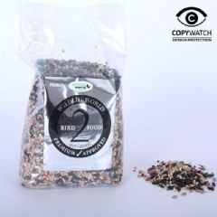 Wildlife World Premium Bird Food Mix 2 - Free flowing for Seed Feeders 1kg