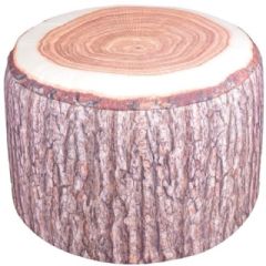 Fallen Fruits Inflatable Outdoor Pouffe - Wood
