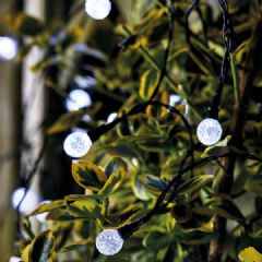 Smart Garden Solar Super Bright Orb String Lights - 50 LED