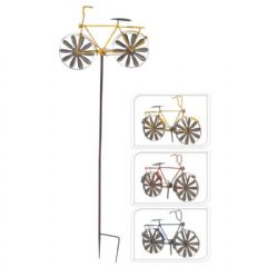Greenfingers Bicycle Garden Stake - Assorted Colours