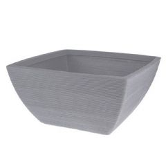 Ellister Square Bowl PLanter - Light Grey - W52cm