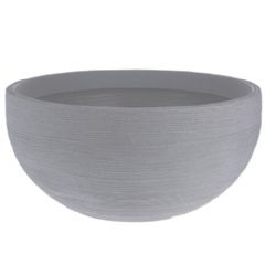 Ellister Ribbed Bowl Planter - W60cm