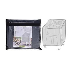 Greenfingers Cover for Stacking Chair - Charcoal - 68cm x 68cm x 105cm
