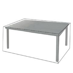 Greenfingers Table Cover - Charcoal W165 x D115 x H80cm