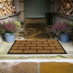 Greenfingers Rubber Brick Doormat - 45x75cm